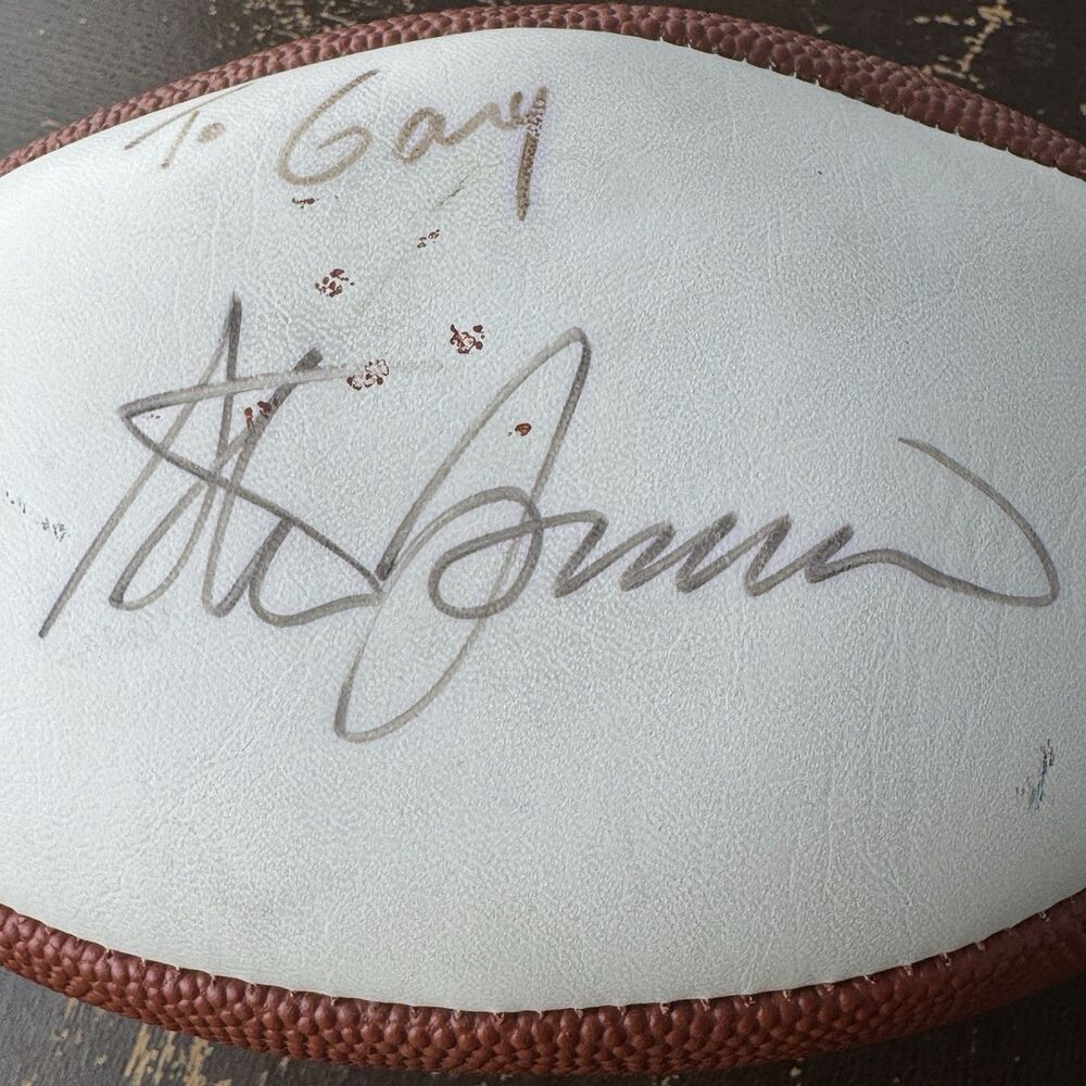 Steve Spurrier Signed Florida Gators Football Autograph Needs Valve Replacement